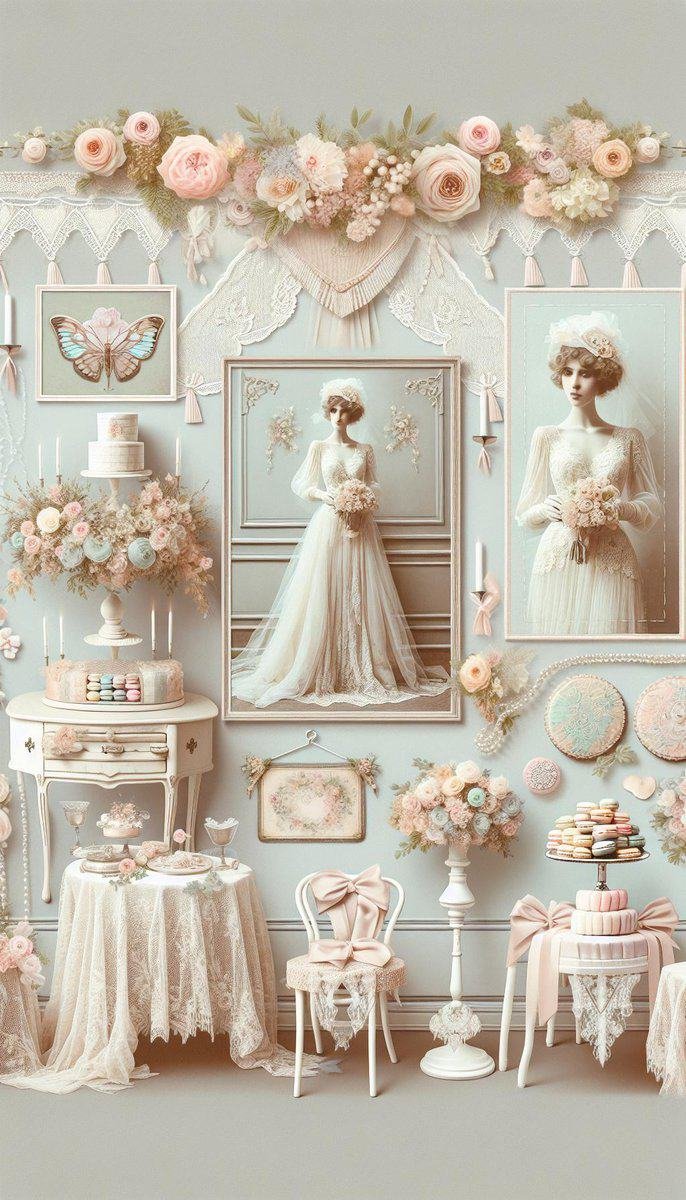 Description: Vintage elements for modern weddings.